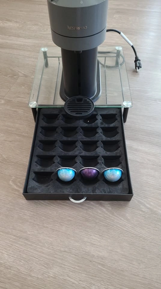 Nespresso Coffee Machine with Coffee Pod Storage Stand - photo 4