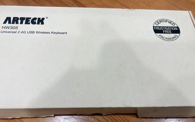 Arteck HW305 universal 2.4G USB wireless keyboard- new