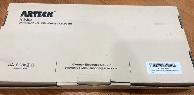 Arteck HW305 universal 2.4G USB wireless keyboard- new - photo 2