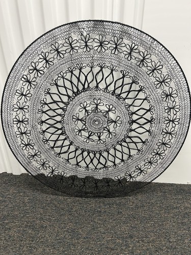 Intricate Circle Large Metal Wall Art Abstract Mandala Decor