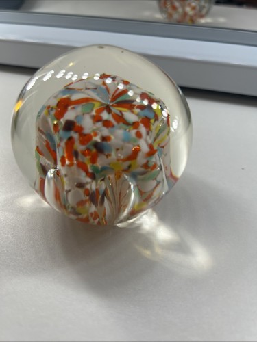 Vintage Multicolor Glass Paperweight - photo 3
