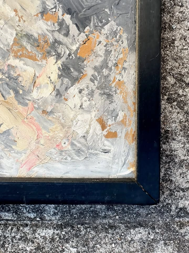 Vintage Mid Century Modern Carlo Matador Painting 21x61 - photo 4