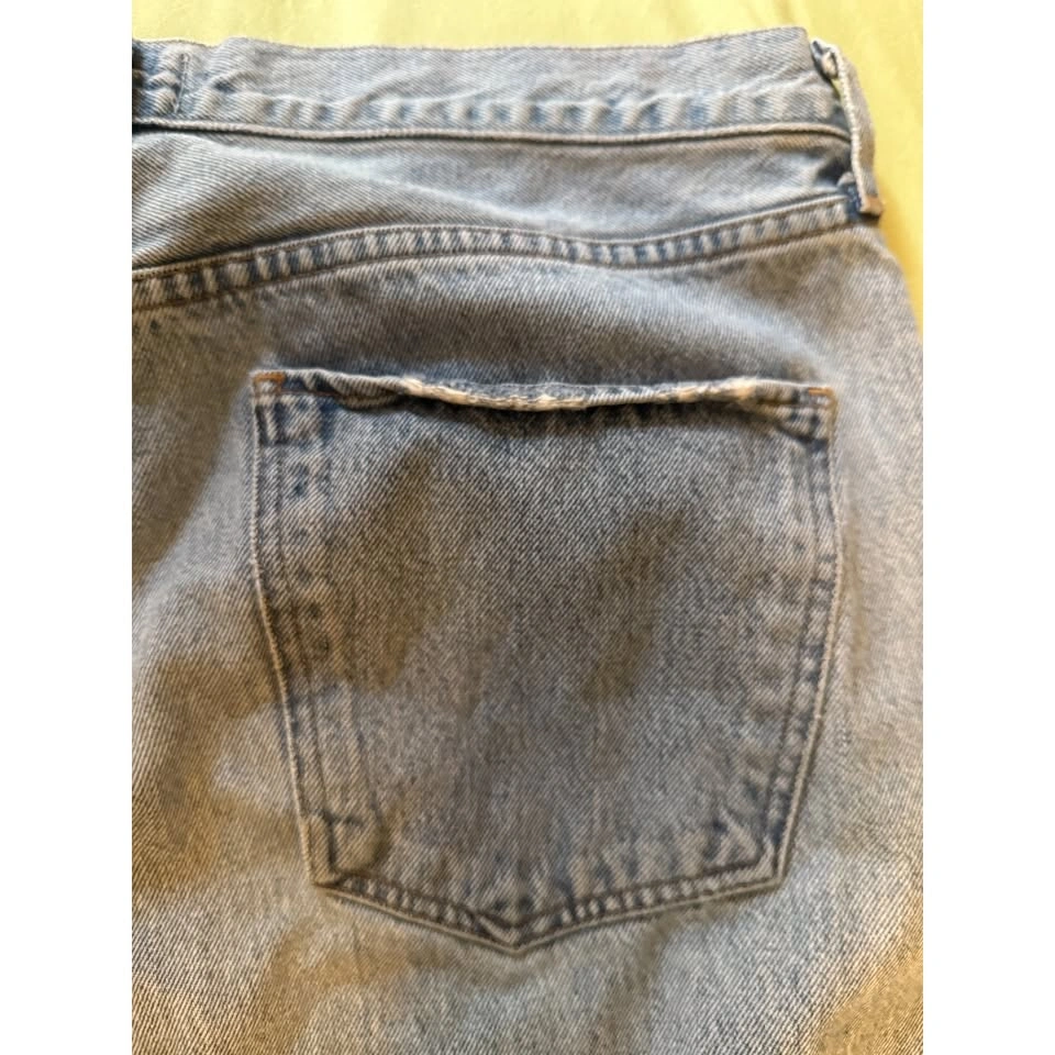 AGOLDE Cherie High Rise Straight Jeans Merit Wash Size 32 - photo 4