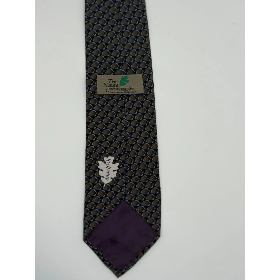 Nature Conservancy Silk Tie Karen Bierce Angelfish Vintage - photo 3