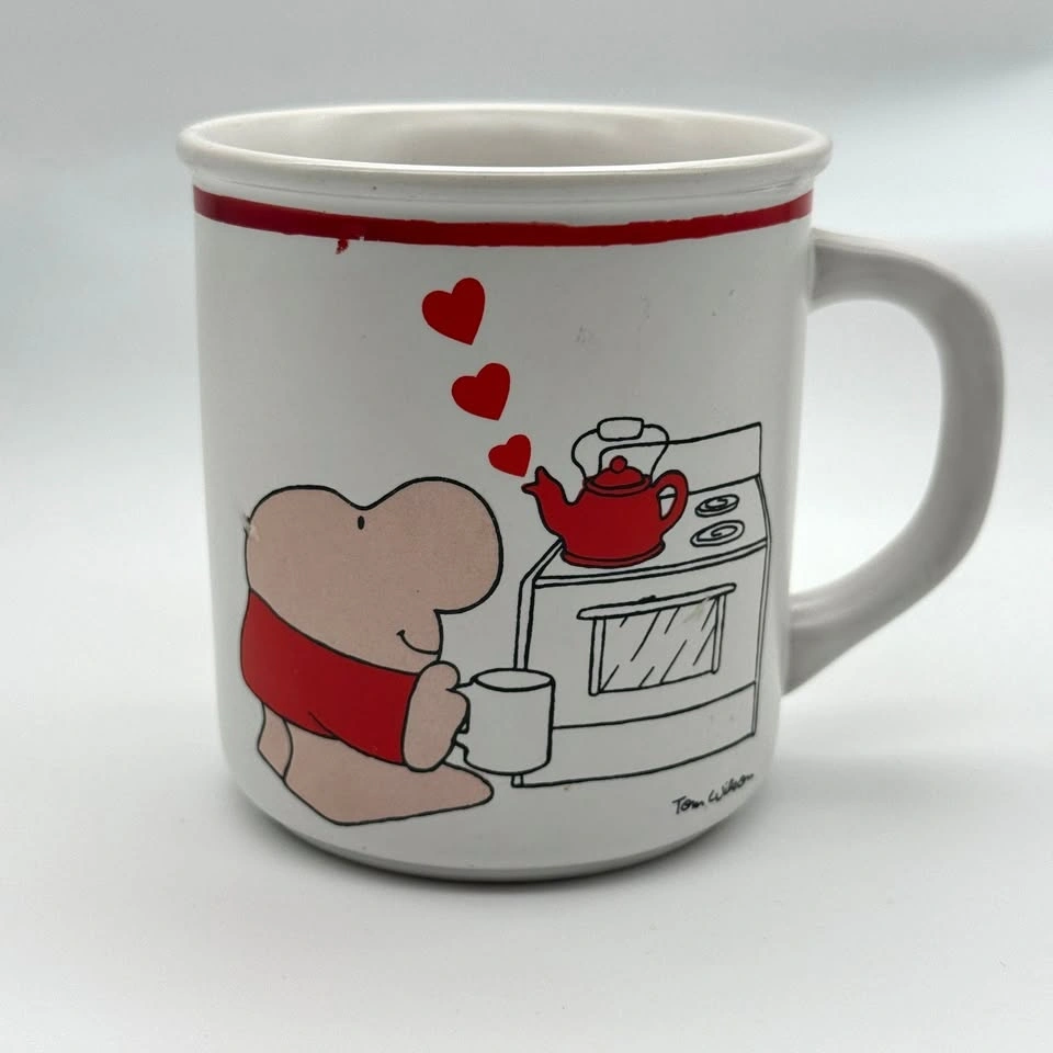 Vintage 1980 Ziggy Mug Love Talk Tom Wilson Stoneware Cup