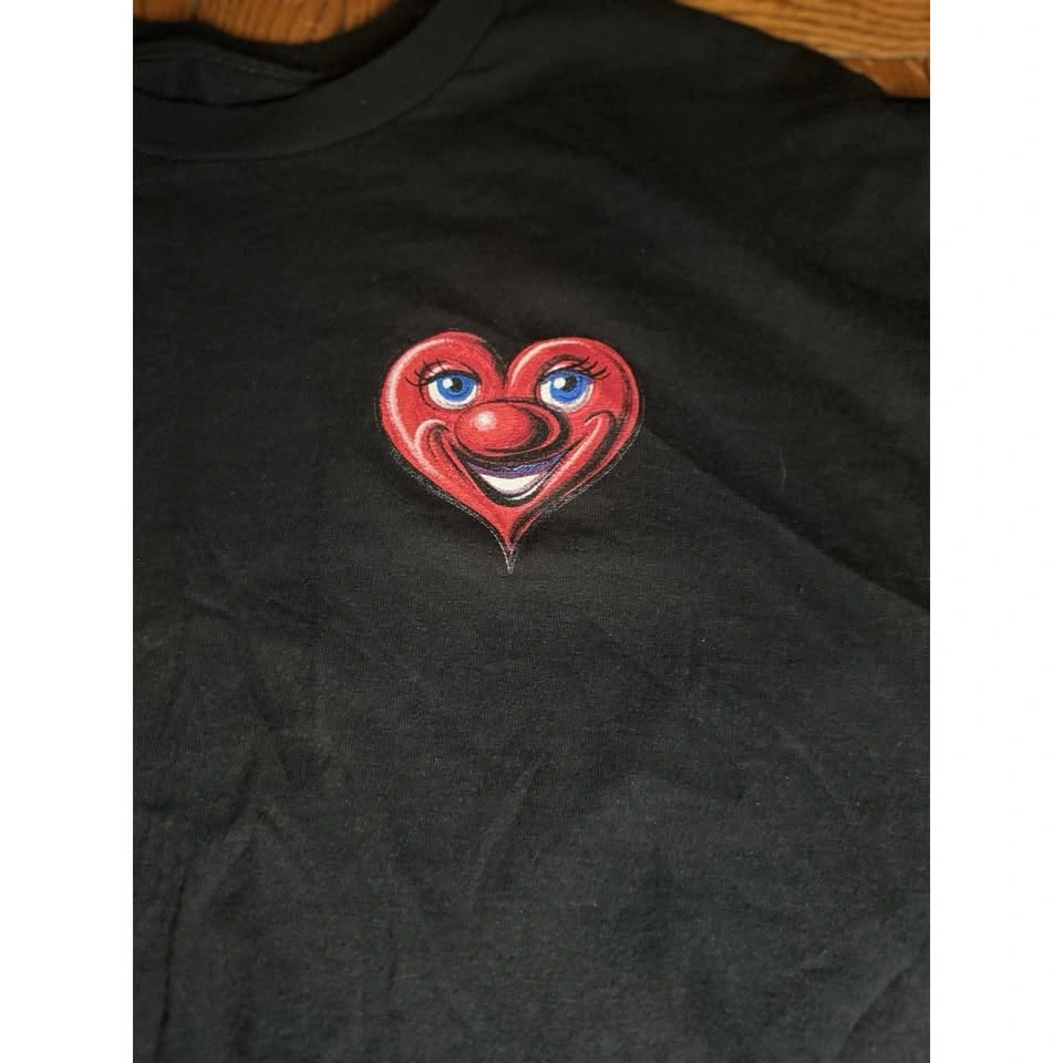 Kenny Scharf Ripple Junction XL Long Sleeve Heart Graphic Art Sh - photo 3