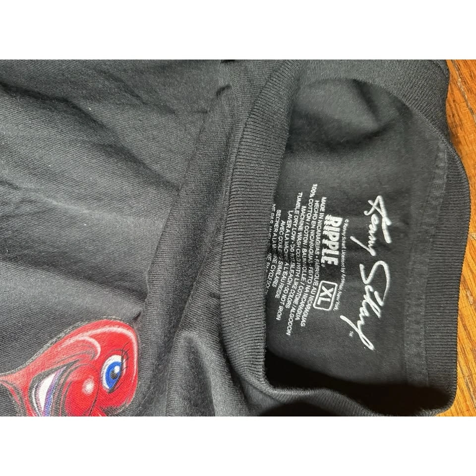 Kenny Scharf Ripple Junction XL Long Sleeve Heart Graphic Art Sh - photo 4