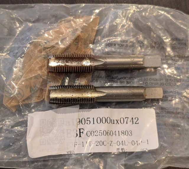 M12 Taps - 2 - One is unused