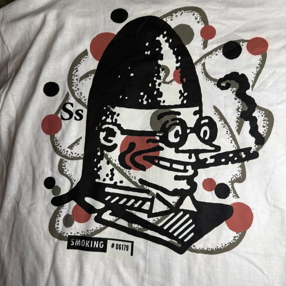 VTG 90s CSA Archive Smoking T Shirt Single Stitch Made In USA - photo 3