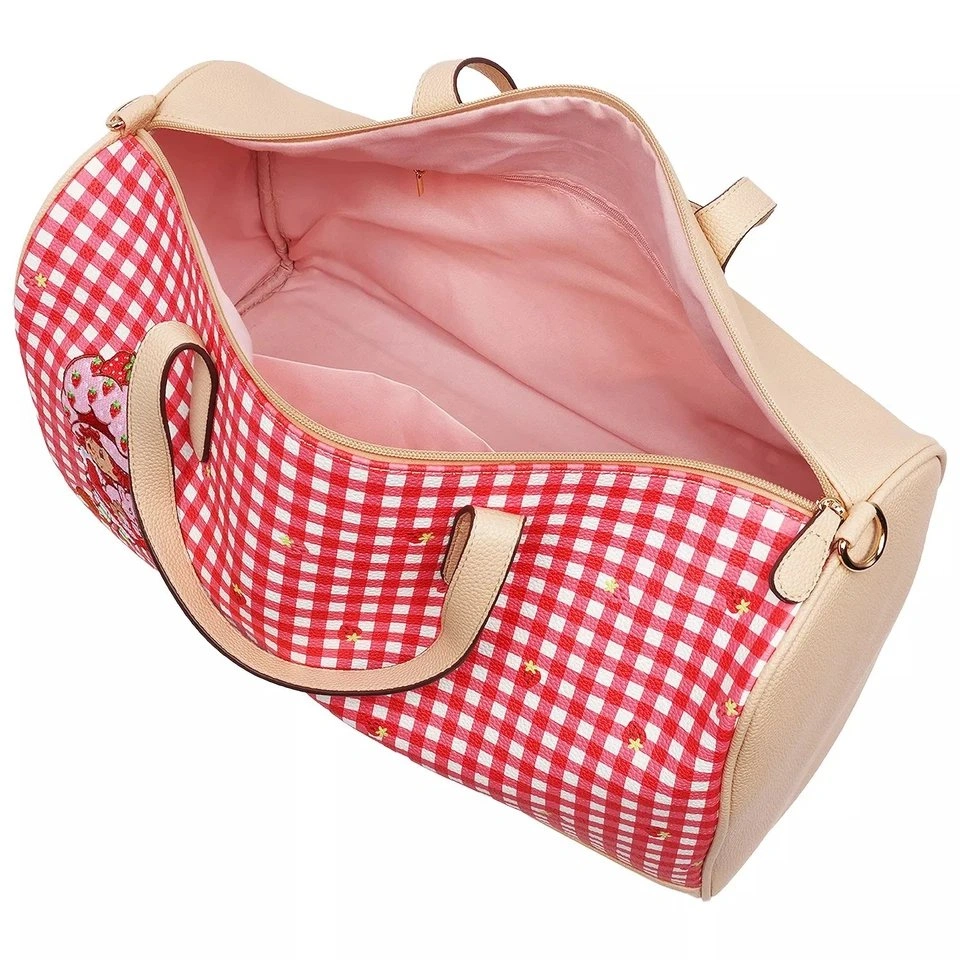 Strawberry Shortcake - Gingham Weekender Duffel Bag - Red - photo 2