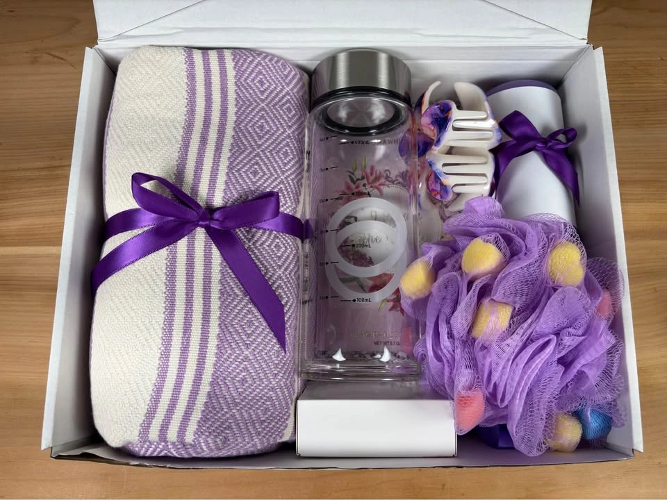 Spa & Self Care Gift Box Set - Purple - photo 2