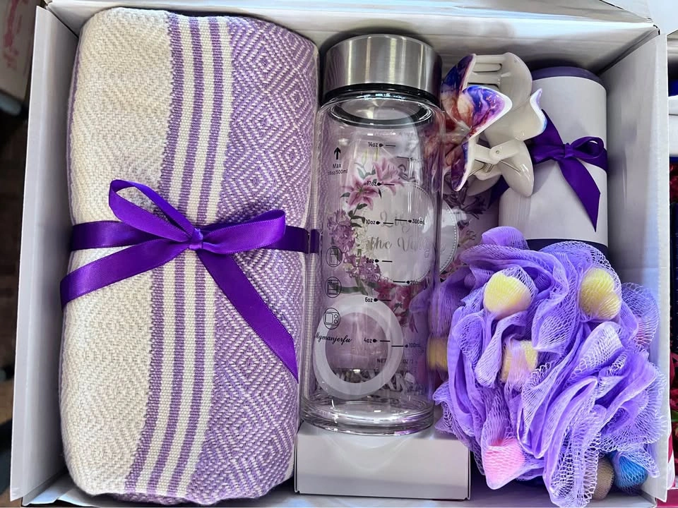 Spa & Self Care Gift Box Set - Purple - photo 3