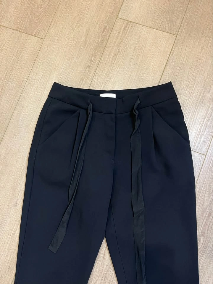 WILFRED ARITZIA Black Relaxed Crop Dress Pants - photo 2