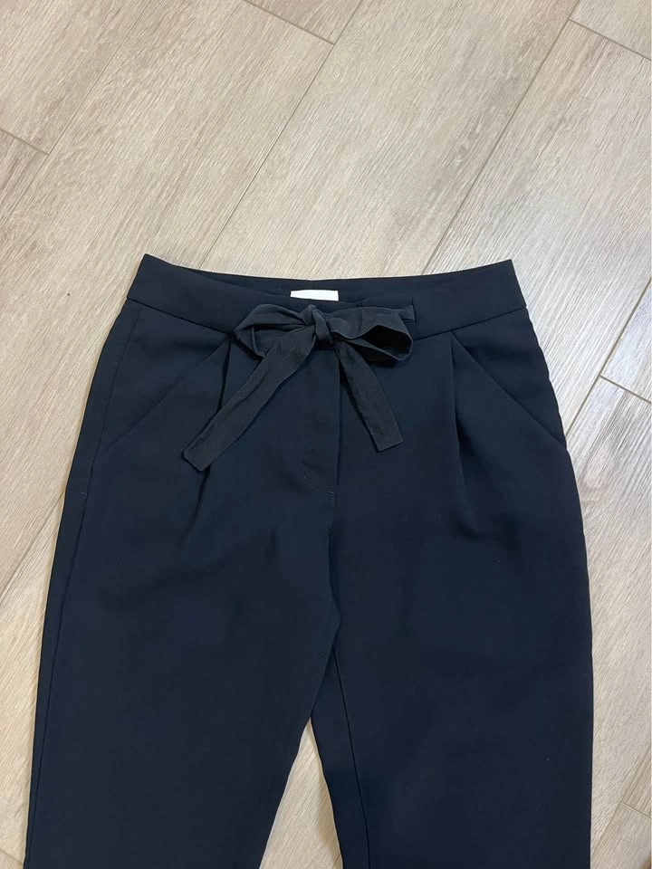 WILFRED ARITZIA Black Relaxed Crop Dress Pants - photo 3