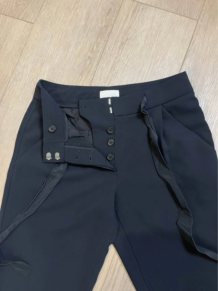 WILFRED ARITZIA Black Relaxed Crop Dress Pants - photo 5