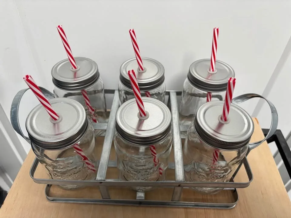 Mason Jar Drink Caddy Set - photo 2