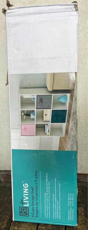 MOVING SALE - 9 Cube Shelf - photo 3