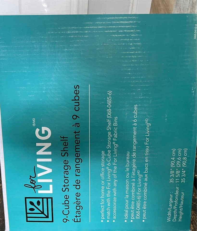 MOVING SALE - 9 Cube Shelf - photo 5