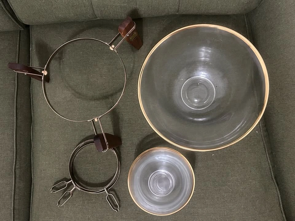 unique midcentury serving dish - photo 3