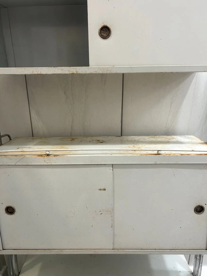 Rare MCM Over-the-Toilet Bathroom Storage - photo 4