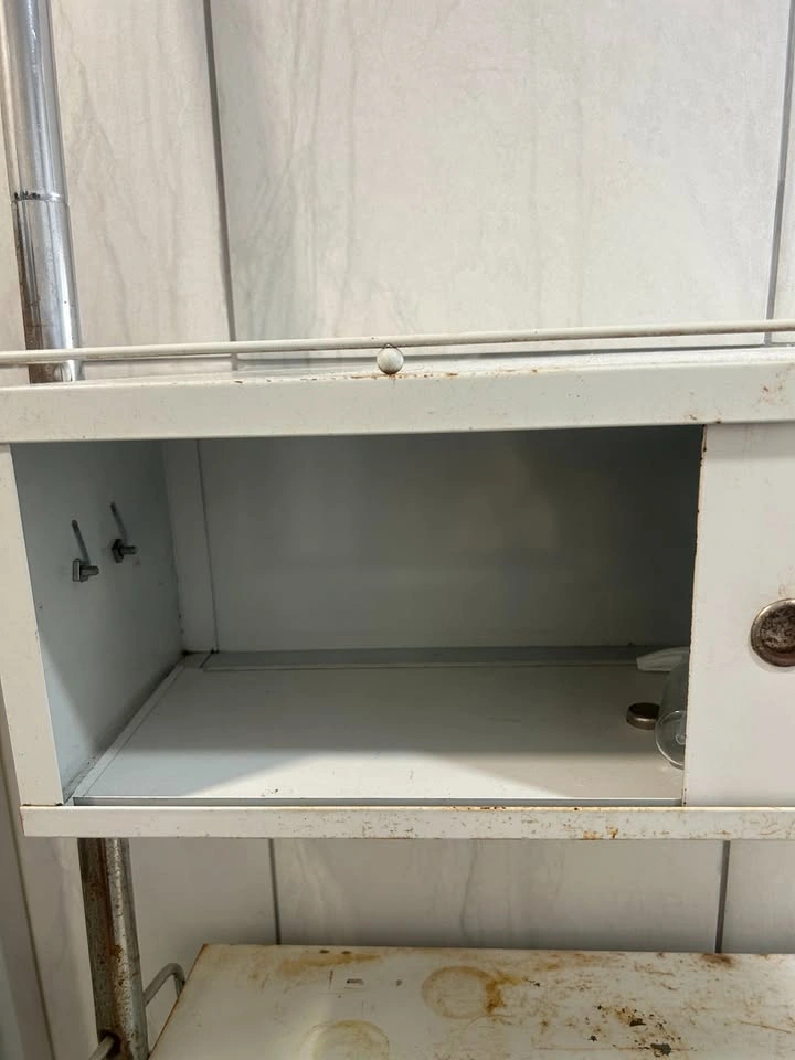 Rare MCM Over-the-Toilet Bathroom Storage - photo 5