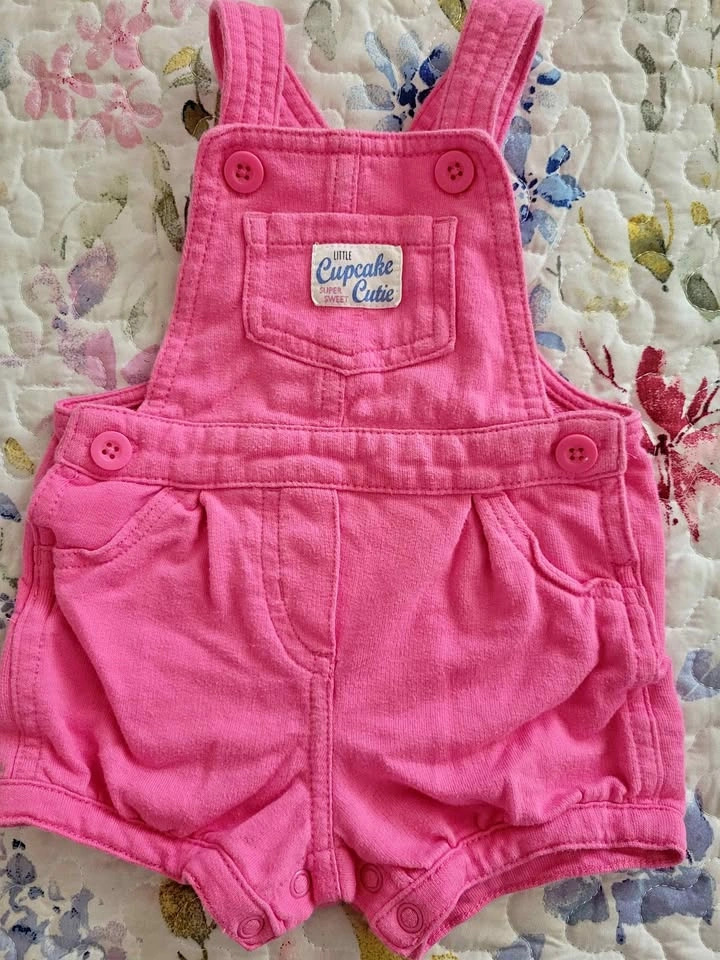 Carter's Pink Overalls 6 months