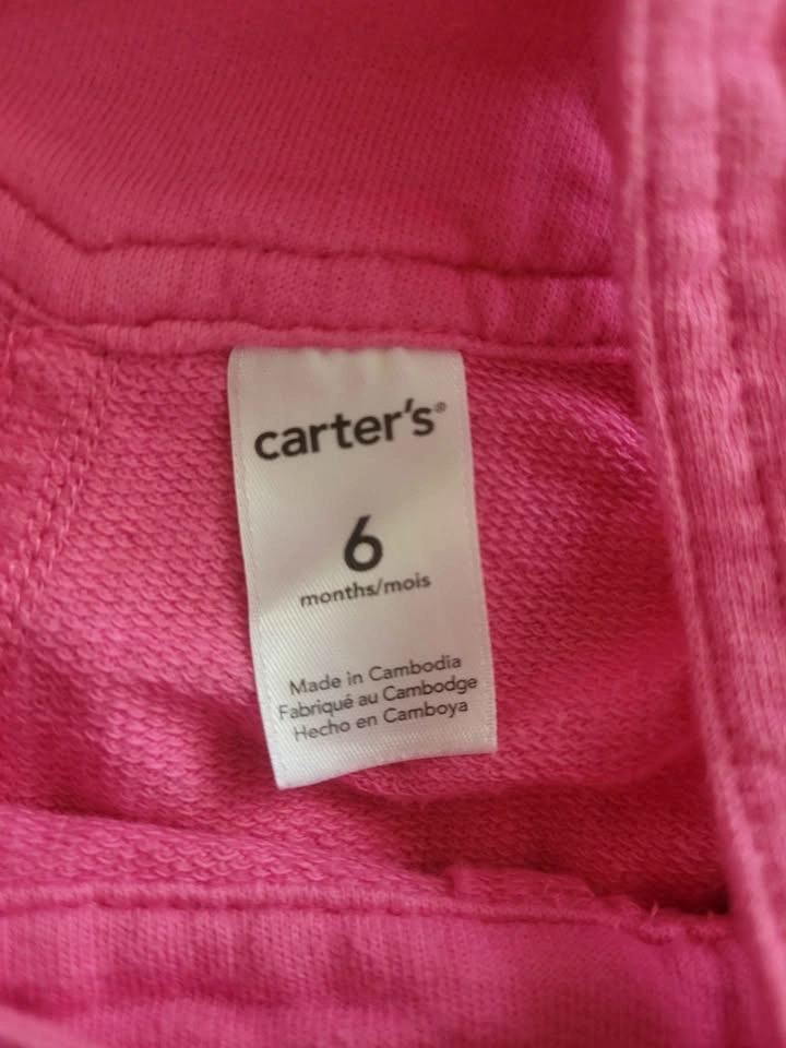 Carter's Pink Overalls 6 months - photo 2