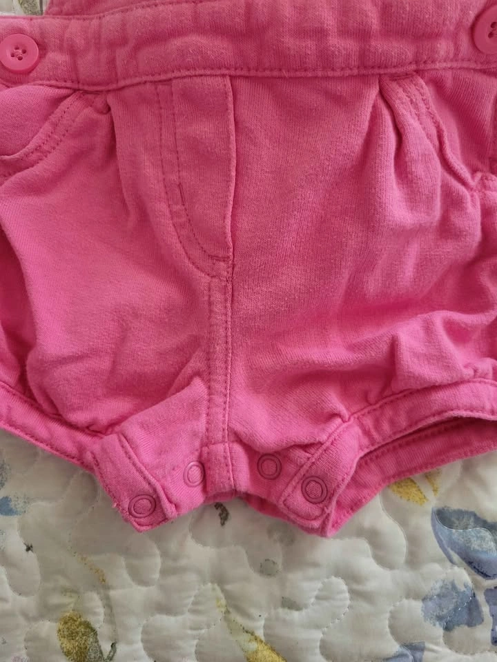 Carter's Pink Overalls 6 months - photo 3
