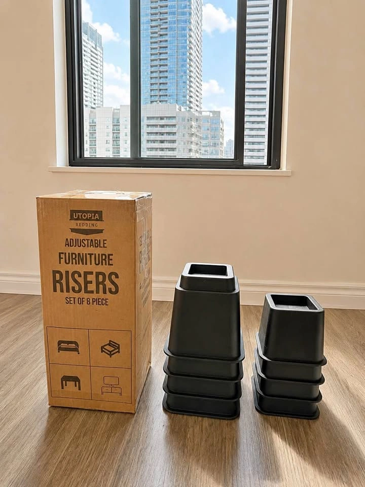 Utopia Bedding Adjustable Furniture Risers