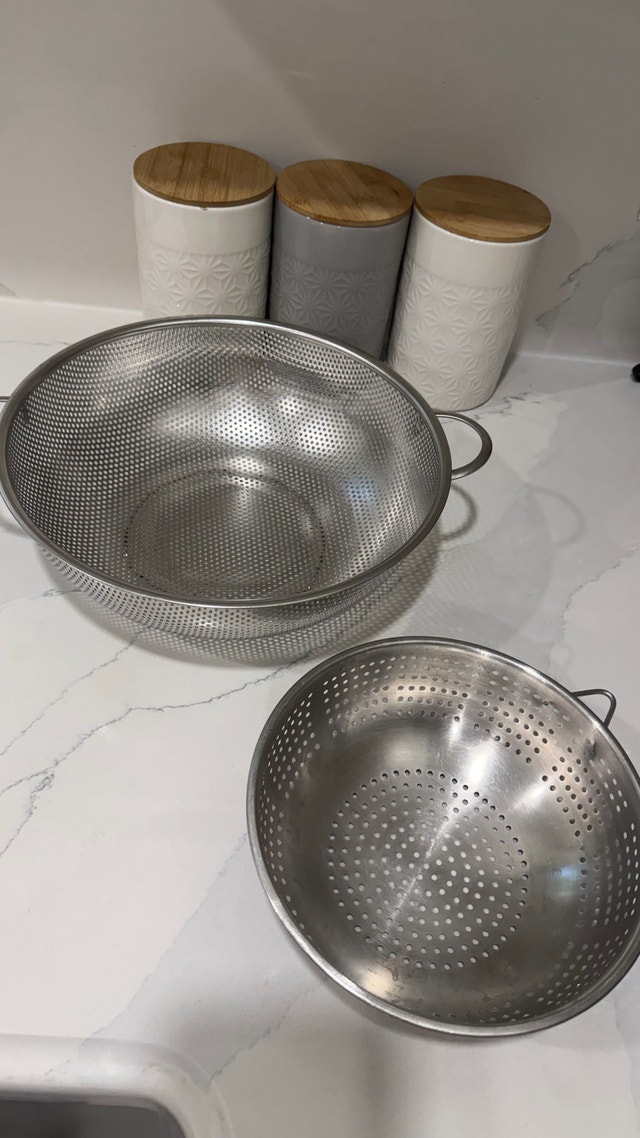 Stainless Steel Colander Set