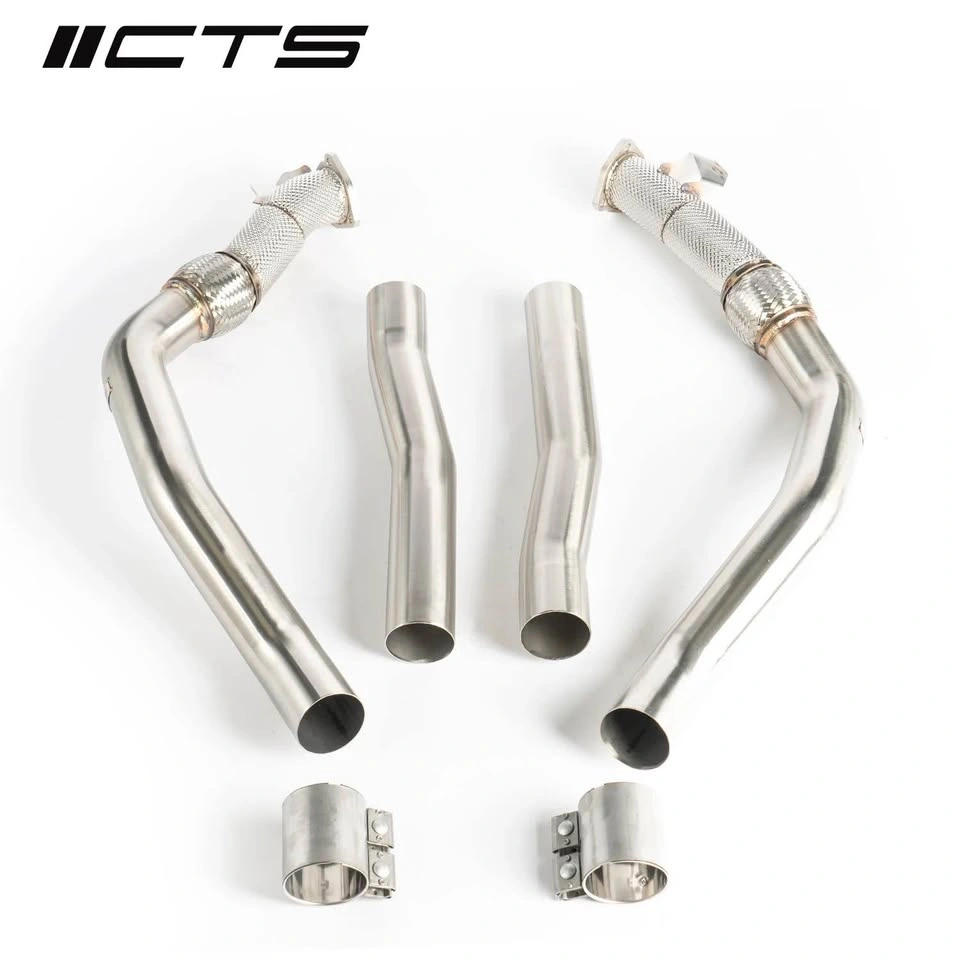 CTS Turbo C8 Audi RS6/RS7 4.0T Mid Pipes/Resonator Delete - photo 3