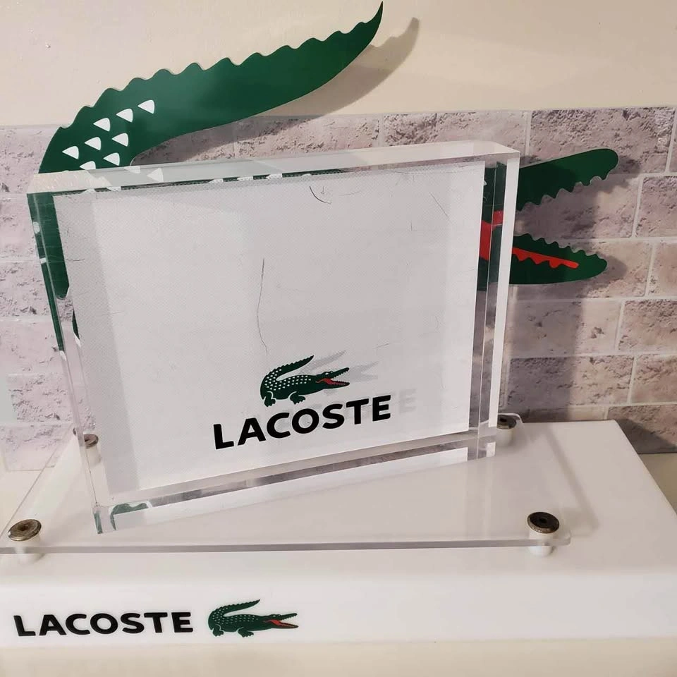 2x Lacoste Store Display Signs Stands - photo 2