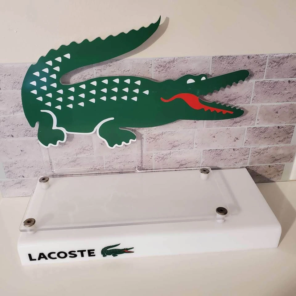 2x Lacoste Store Display Signs Stands - photo 5
