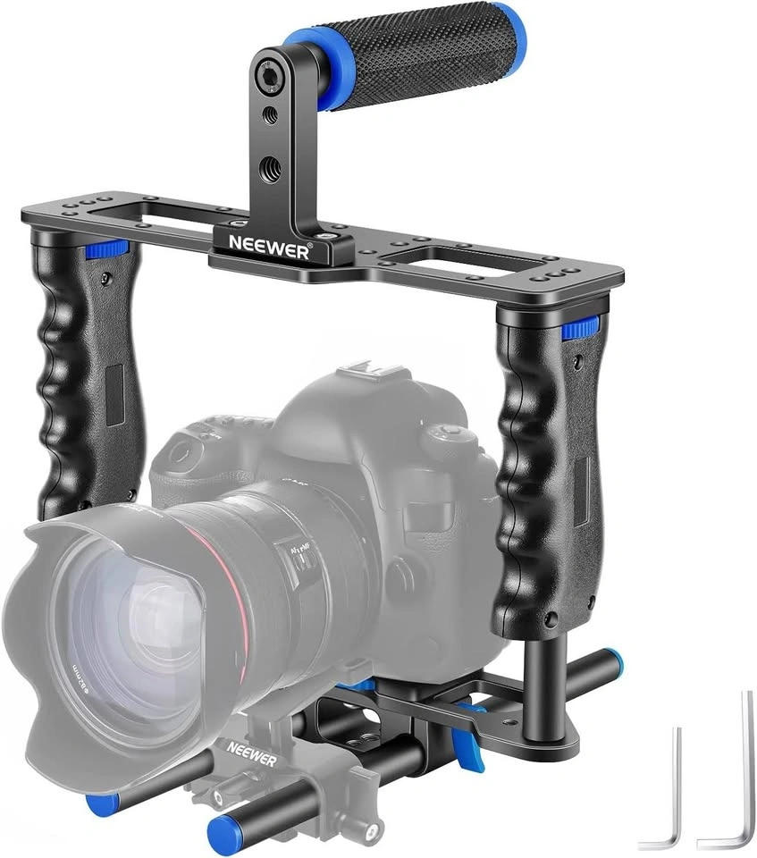 NEEWER Camera Video Cage, Top Handle, Dual Hand Grip - photo 2