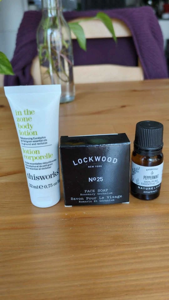 Self care or spa bundle - bathrobe, bodycare, essential oil