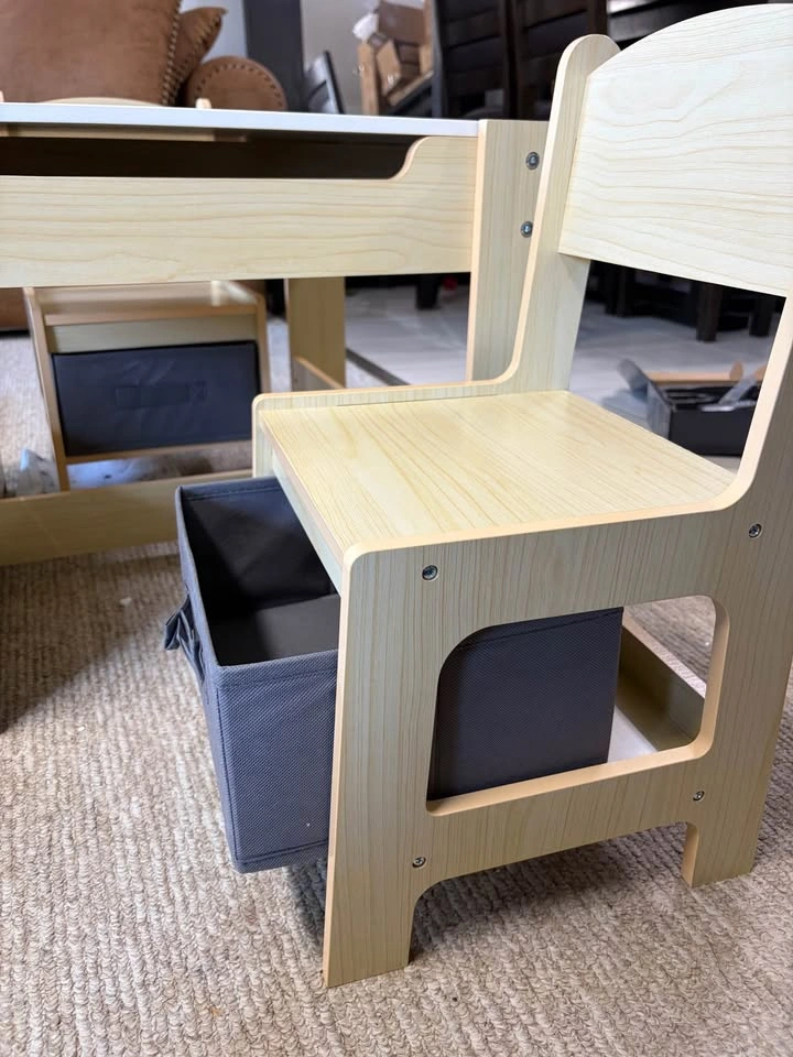 Kids Activity Table and 2 Chair Set with Storage - photo 3