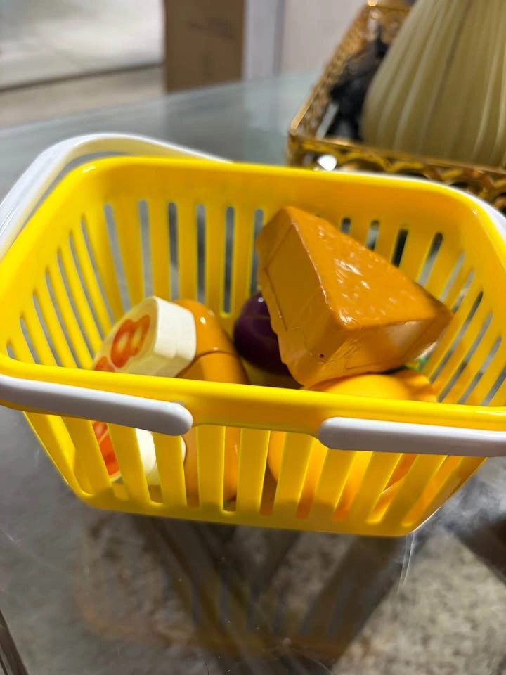 Play Food Set with Shopping Basket and Bucket - photo 2