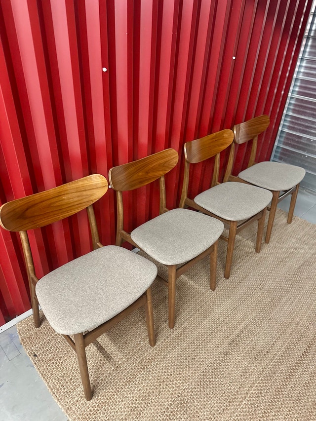 MCM Style Dining Chairs x4 - photo 3