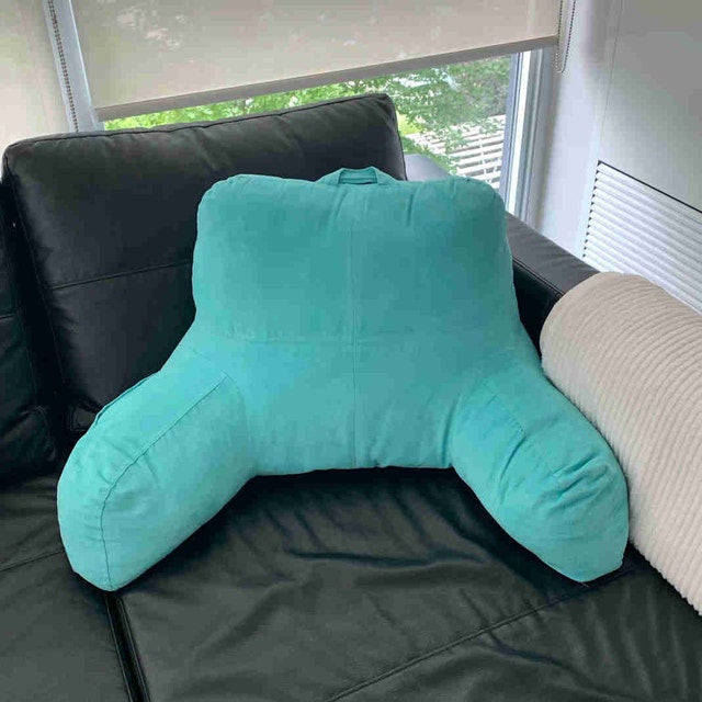 Blue cushion chair