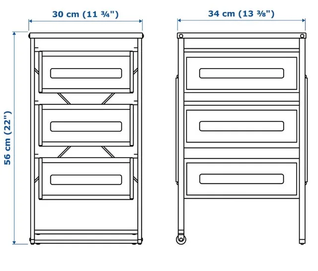 IKEA LENNA drawer in white - photo 2