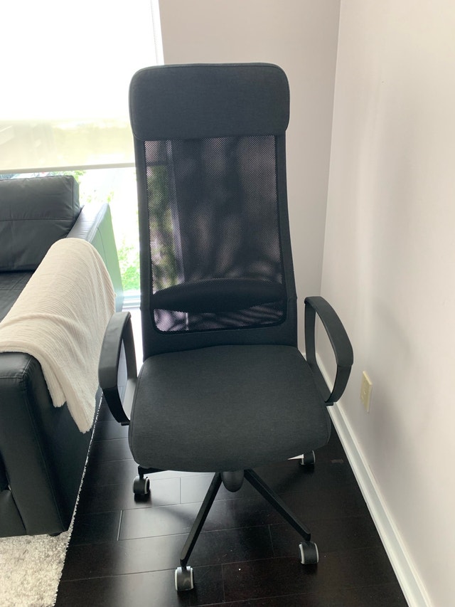 IKEA MARKUS office chair in dark grey