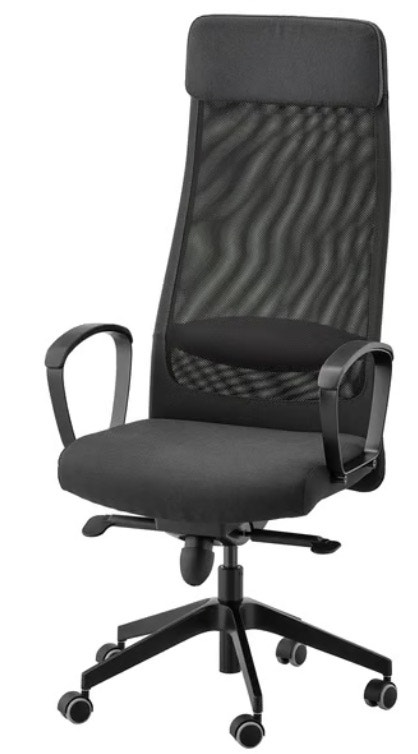 IKEA MARKUS office chair in dark grey - photo 4