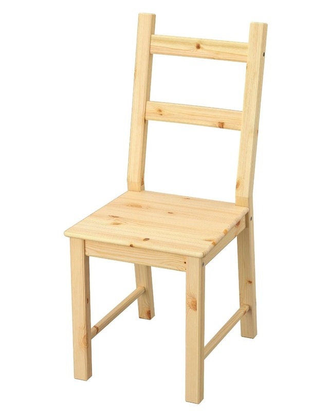 IKEA dining table with 4 matching chairs with cushions - photo 3