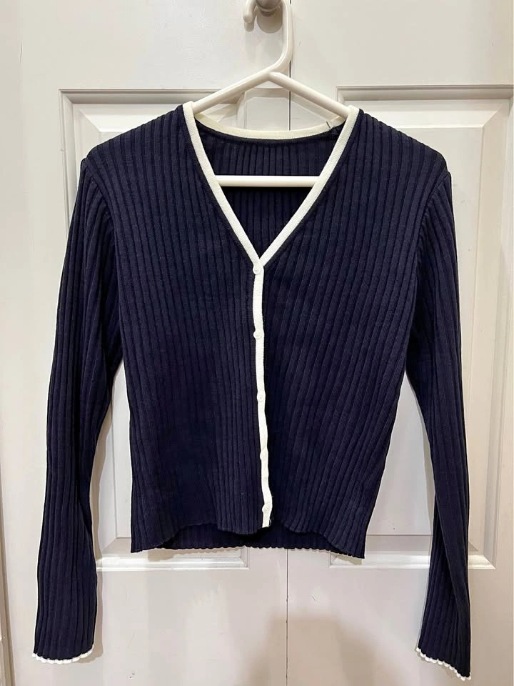 Korean Ribbed Cardigans XS