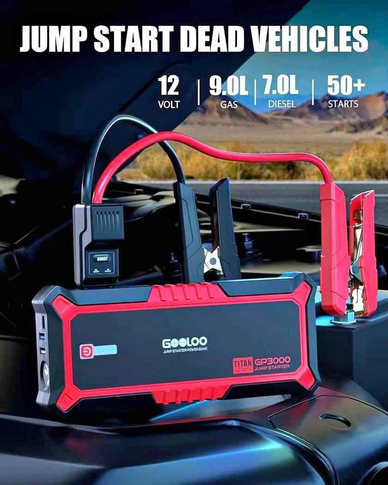 3000A Battery Jump Starter - Brand New in Sealed Box