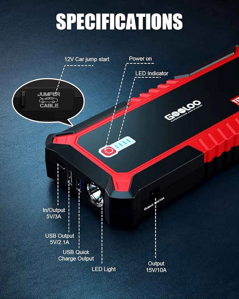 3000A Battery Jump Starter - Brand New in Sealed Box - photo 4