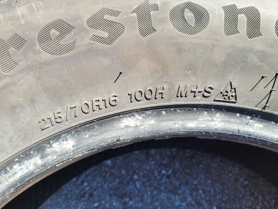 Firestone Weathergrip All-Weather M+S Tires (215 70 R16) - photo 3