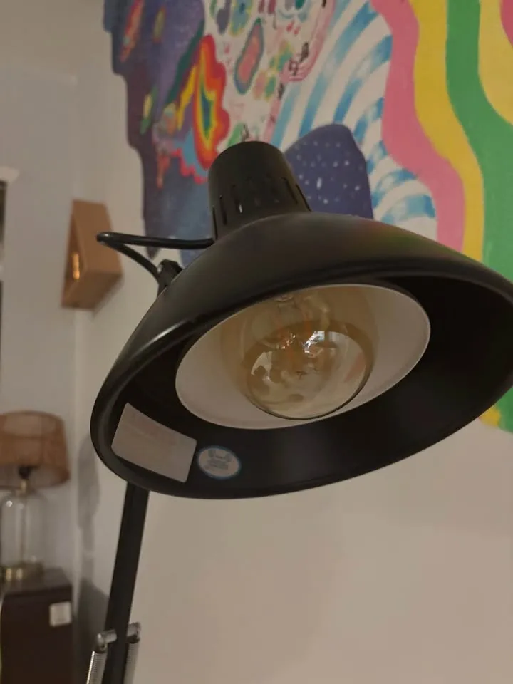 Architect industrial adjustable large desk lamp - black metal - photo 3