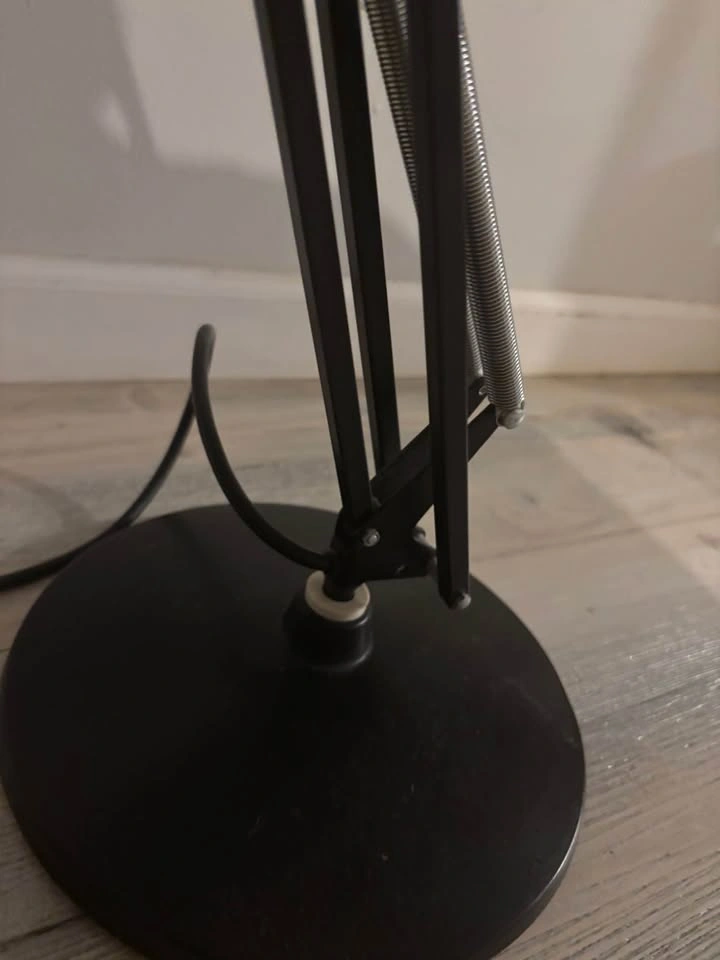 Architect industrial adjustable large desk lamp - black metal - photo 4