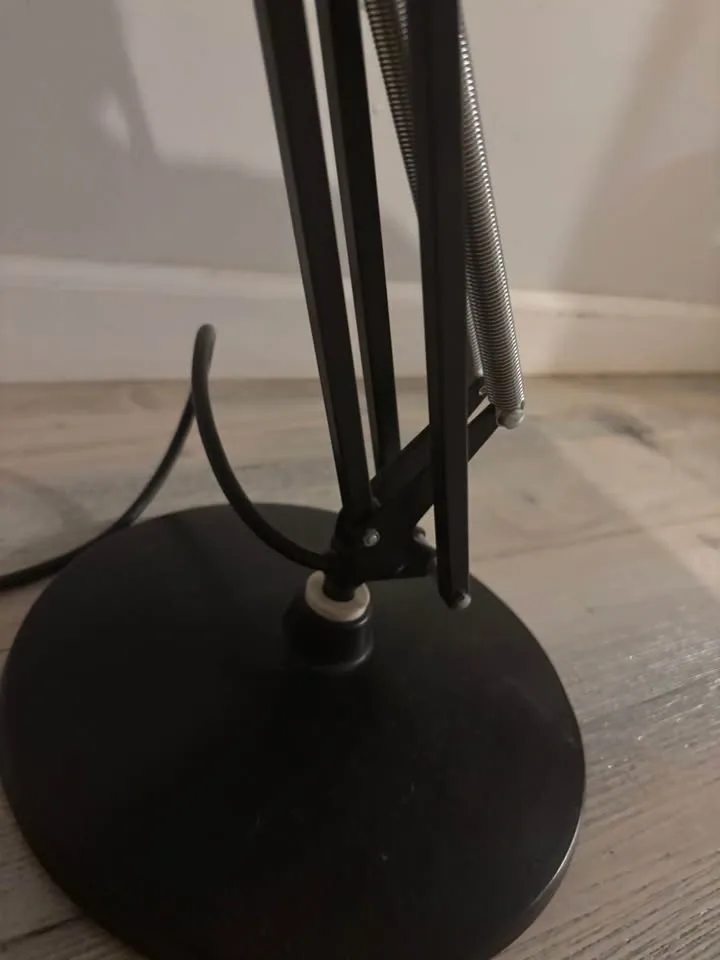 Architect industrial adjustable large desk lamp - black metal - photo 4
